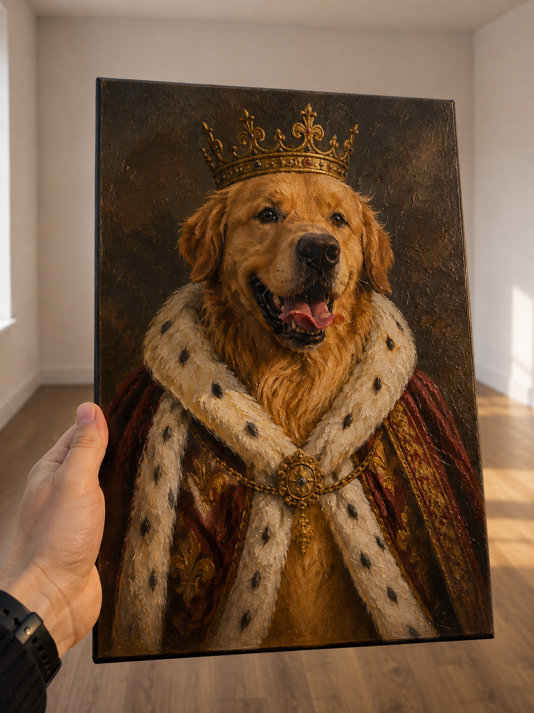 Gotowy portret — Golden retriever